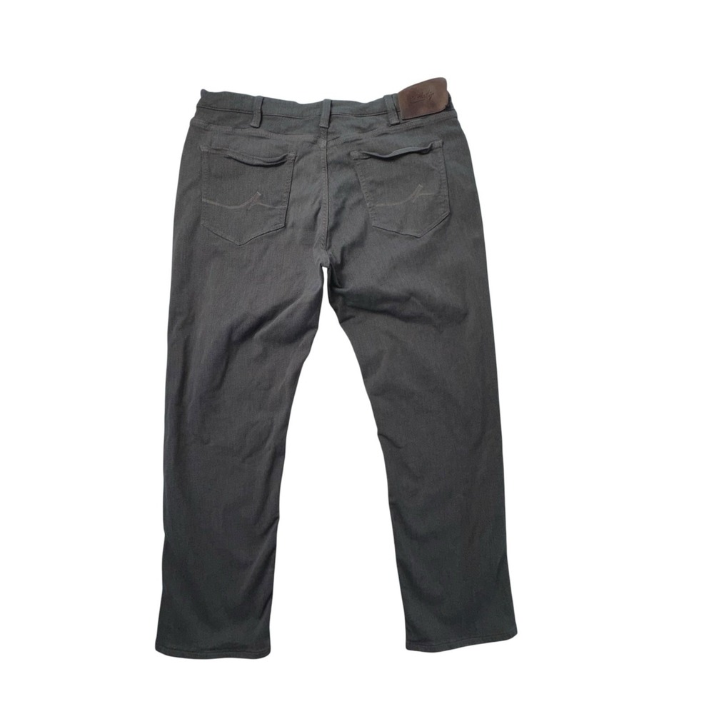 34 Heritage Charisma Brown Diagonal Denim Jeans Men's 40x30 - Picture 9 of 11